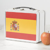 Flagge Spaniens Metall Brotdose (Beispiel)