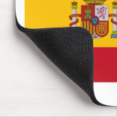 Flagge Spaniens Mousepad (Ecke)