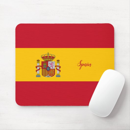 Flagge Spaniens Mousepad (Mit Mouse)