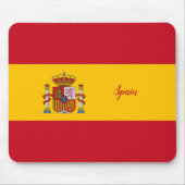 Flagge Spaniens Mousepad (Vorne)