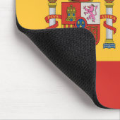 Flagge Spaniens Mousepad (Ecke)
