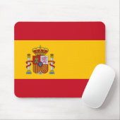 Flagge Spaniens Mousepad (Mit Mouse)