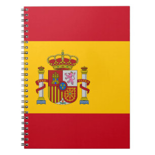 Flagge Spaniens Notizblock