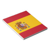 Flagge Spaniens Notizblock (angewinkelt)