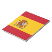 Flagge Spaniens Notizblock (Rotiert)