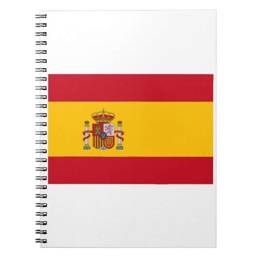 Flagge Spaniens Notizblock (Vorderseite)