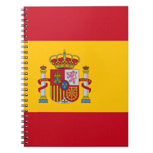 Flagge Spaniens Notizblock (Vorderseite)