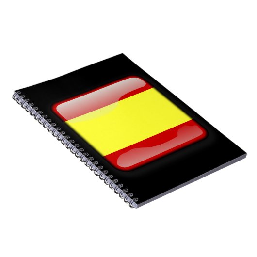 Flagge Spaniens Notizblock (Rechte Seite)