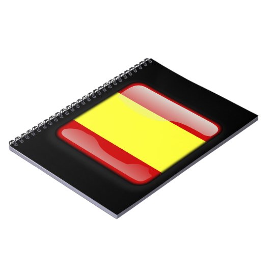 Flagge Spaniens Notizblock (Linke Seite)