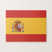 Flagge Spaniens Puzzle (Horizontal)