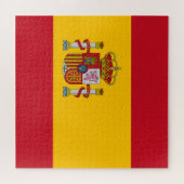 Flagge Spaniens Puzzle (Horizontal)