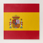 Flagge Spaniens Puzzle (Vertikal)
