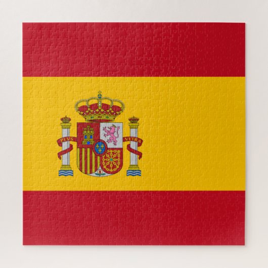 Flagge Spaniens Puzzle (Vertikal)