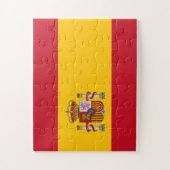 Flagge Spaniens Puzzle (Vertikal)