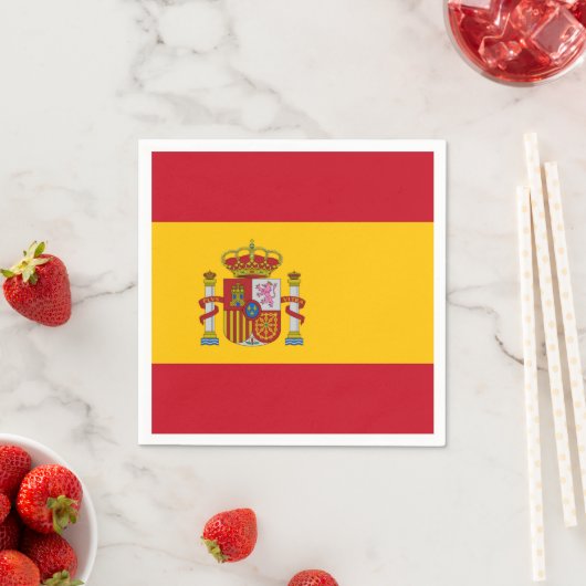 Flagge Spaniens Serviette (Beispiel)