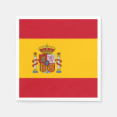 Flagge Spaniens Serviette (Vorderseite)
