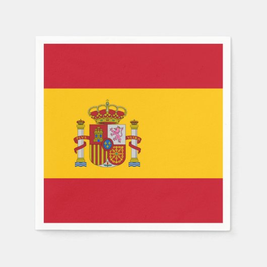 Flagge Spaniens Serviette (Vorderseite)