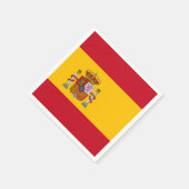 Flagge Spaniens Serviette (Ecke)