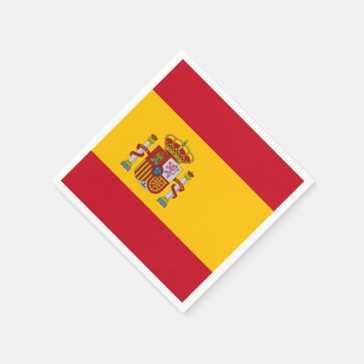 Flagge Spaniens Serviette (Ecke)