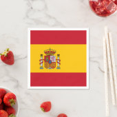 Flagge Spaniens Serviette (Beispiel)