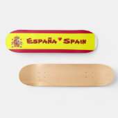 Flagge Spaniens Skateboard (Horizontal)