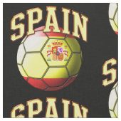 Flagge Spaniens Spanisches Fußballball-Muster Stoff (Nahaufnahme)