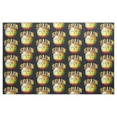 Flagge Spaniens Spanisches Fußballball-Muster Stoff (Fat Quarter (45,7 x 55,9 cm))