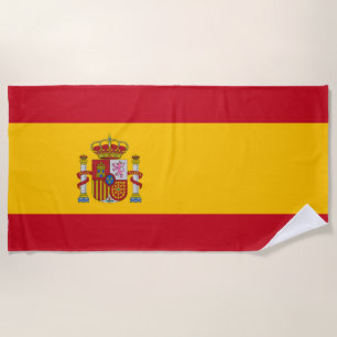 Flagge Spaniens Strandtuch