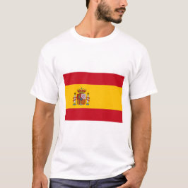 Flagge Spaniens T-Shirt