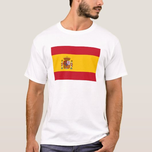 Flagge Spaniens T-Shirt (Vorderseite)