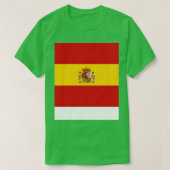 Flagge Spaniens T-Shirt (Design vorne)