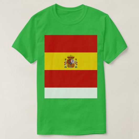 Flagge Spaniens T-Shirt (Design vorne)