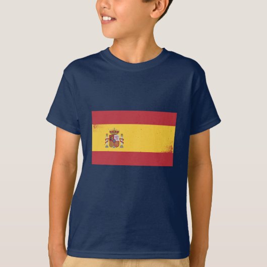Flagge Spaniens T-Shirt (Vorderseite)