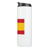 Flagge Spaniens Thermosbecher (Nach rechts gedreht)