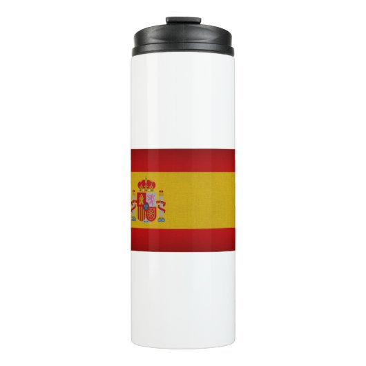 Flagge Spaniens Thermosbecher (Vorderseite)