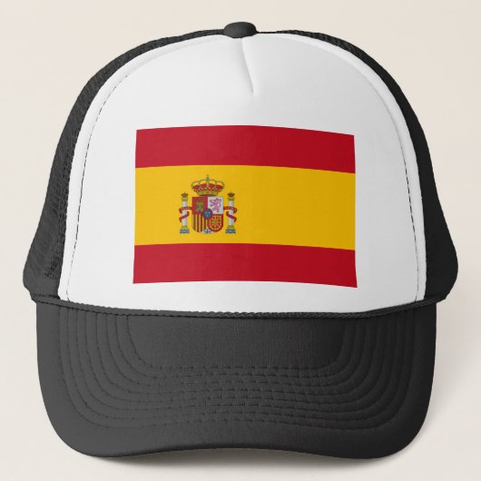 Flagge Spaniens Truckerkappe (Vorderseite)