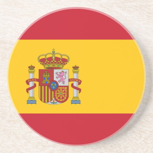 Flagge Spaniens Untersetzer (Vorne)
