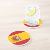 Flagge Spaniens Untersetzer (Seite)