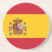 Flagge Spaniens Untersetzer (Vorne)