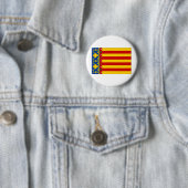 Flagge Spaniens Valencia Button (Beispiel)