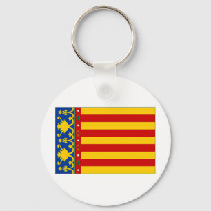 Flagge Spaniens Valencia Schlüsselanhänger