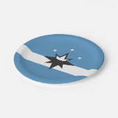 Flagge Springfield, Missouri Pappteller (Schrägansicht)