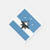 Flagge Springfield, Missouri Serviette (Ecke)