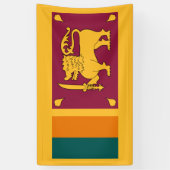 Flagge Sri Lankas Banner (Vertikal)