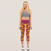 Flagge Sri Lankas Capri Leggings (Vorderseite)