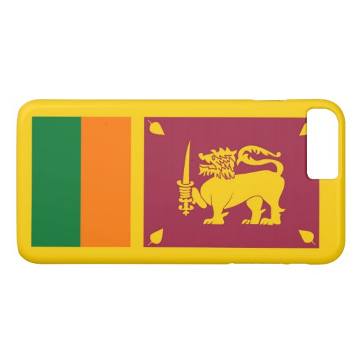 Flagge Sri Lankas Case-Mate iPhone Hülle (Rückseite (Horizontal))