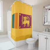Flagge Sri Lankas Duschvorhang (Beispiel)