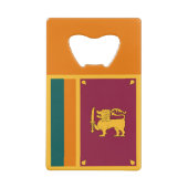 Flagge Sri Lankas Geldbeutel Flaschenöffner (Rückseite)