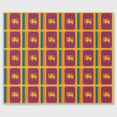 Flagge Sri Lankas Geschenkpapier (Flach)
