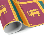 Flagge Sri Lankas Geschenkpapier (Rolleneckpunkt)